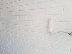 サイディング　中塗り　上塗り　目地色